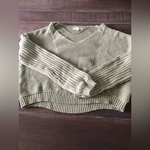 L.A Hearts, women’s xs green cropped sweater